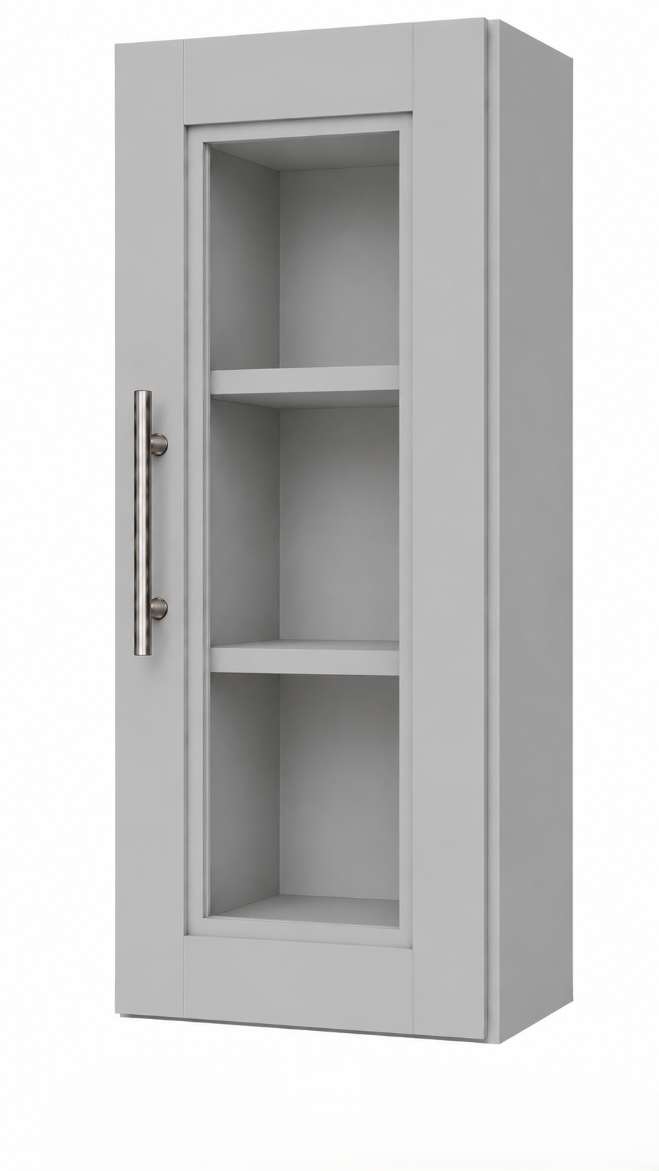 W1530GD Wall Glass Door Cabinet | 15" Wide x 30" High | Launch Cabinet Collection