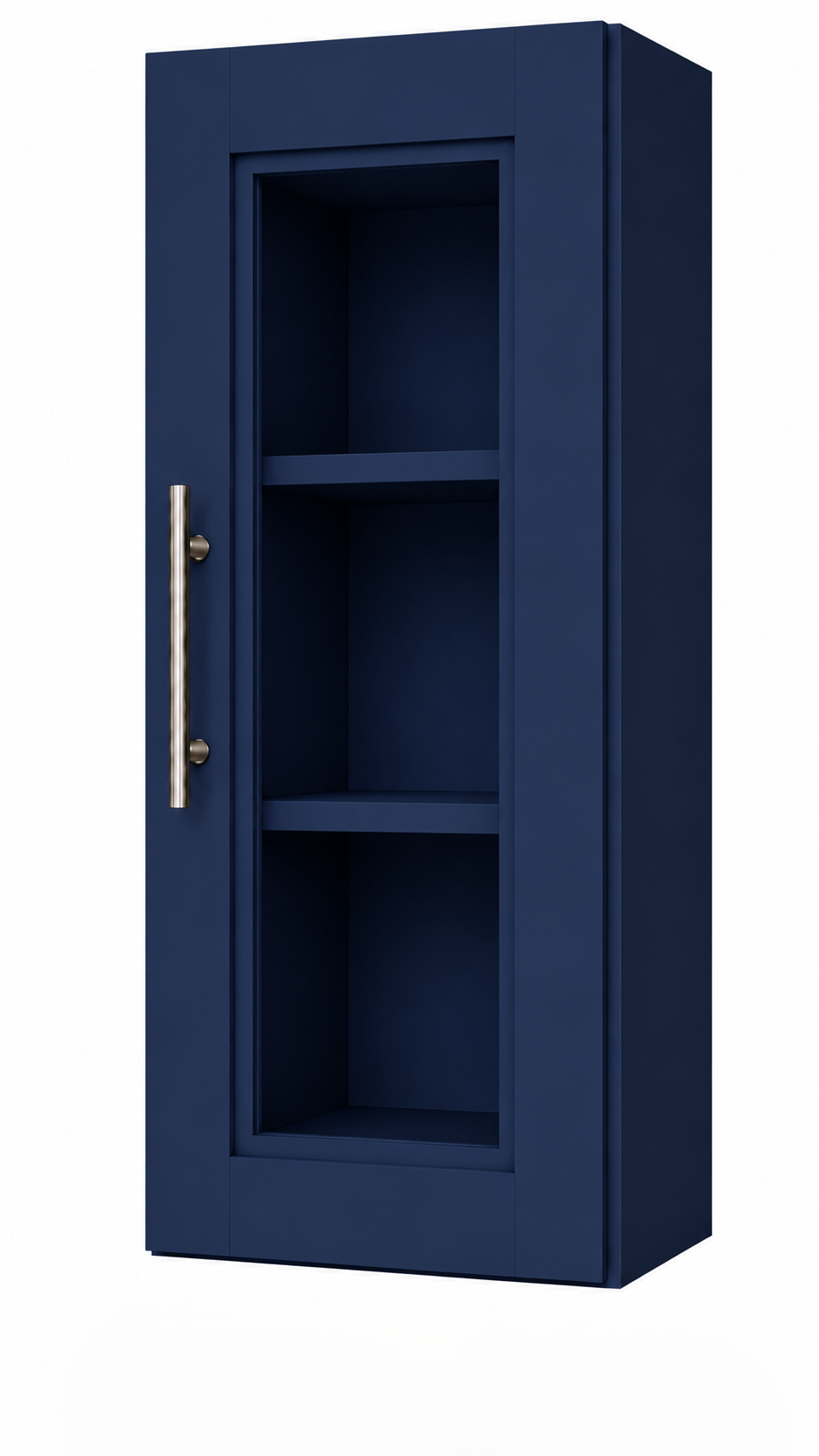 W1530GD Wall Glass Door Cabinet | 15" Wide x 30" High | Launch Cabinet Collection