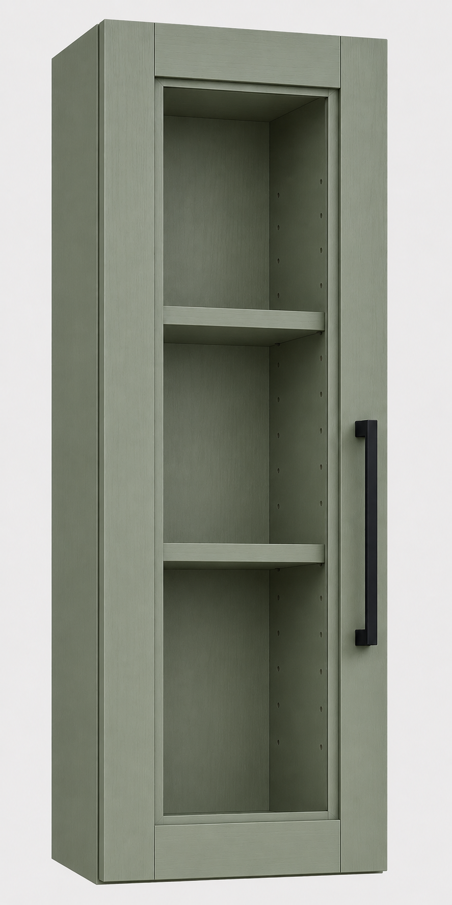 W1530GD Wall Glass Door Cabinet | 15" Wide x 30" High | Launch Cabinet Collection