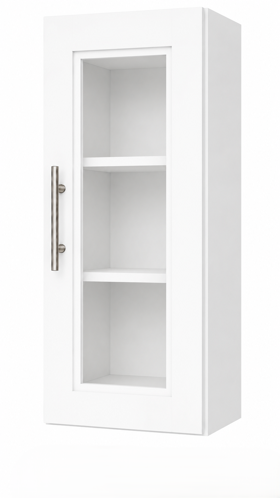 W1530GD Wall Glass Door Cabinet | 15" Wide x 30" High | Launch Cabinet Collection