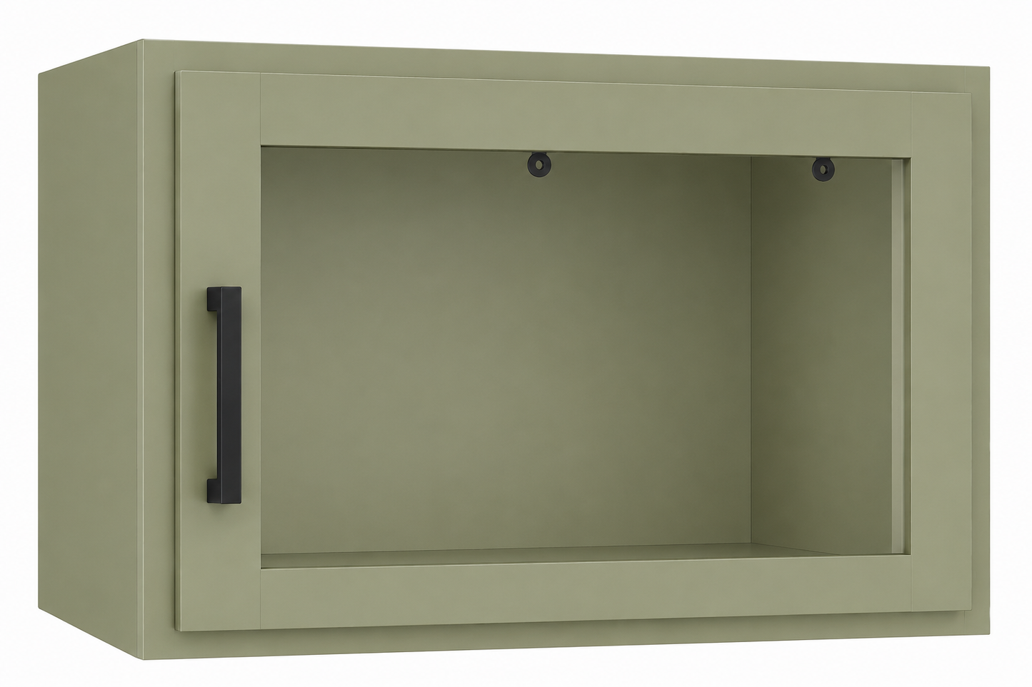 W1812GD Wall Glass Door Cabinet | 18" Wide x 12" High | Launch Cabinet Collection
