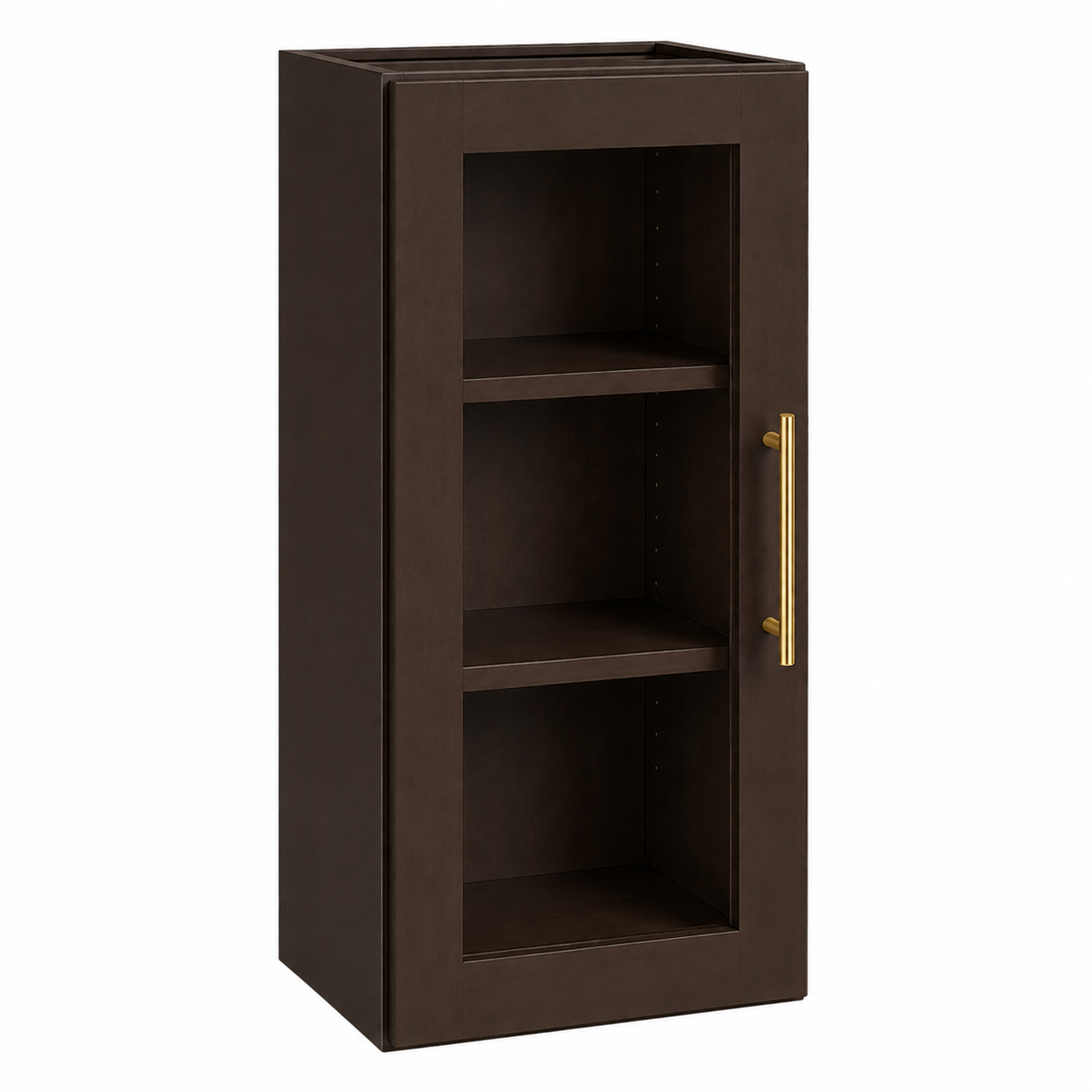 W1836GD Wall Glass Door Cabinet | 18" Wide x 36" High | Launch Cabinet Collection