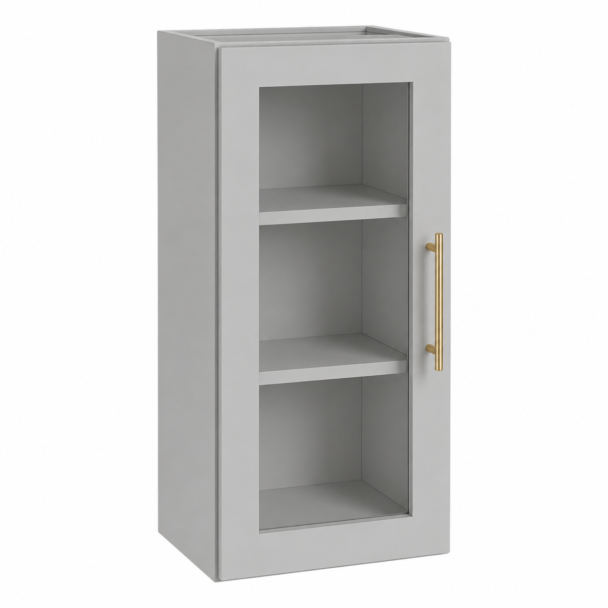 W1836GD Wall Glass Door Cabinet | 18" Wide x 36" High | Launch Cabinet Collection