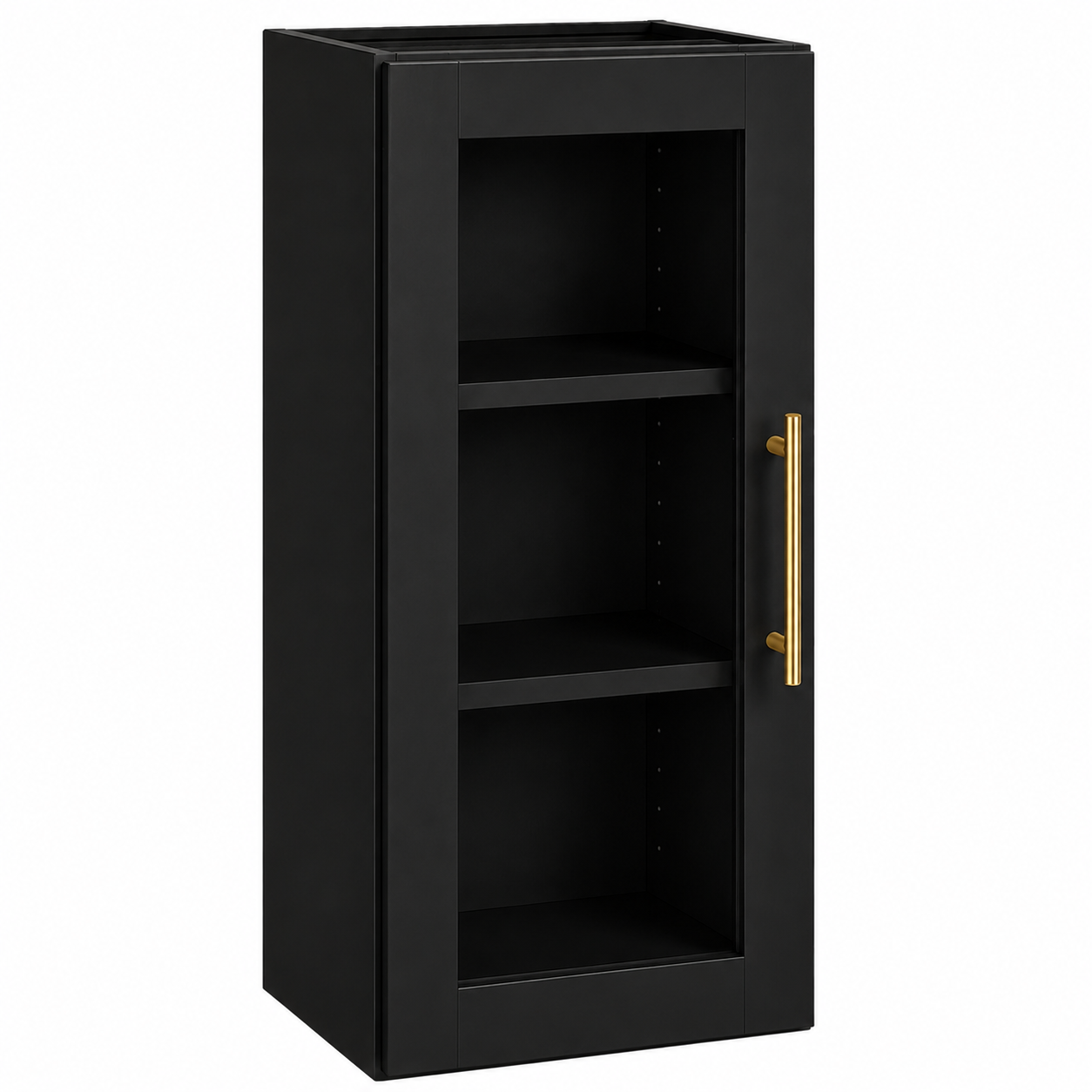 W1836GD Wall Glass Door Cabinet | 18" Wide x 36" High | Launch Cabinet Collection
