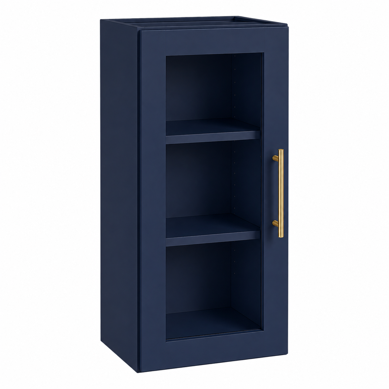 W1836GD Wall Glass Door Cabinet | 18" Wide x 36" High | Launch Cabinet Collection