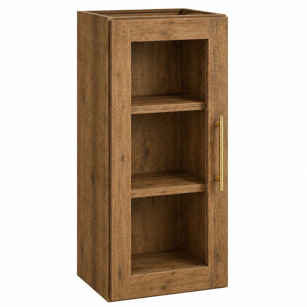 W1836GD Wall Glass Door Cabinet | 18" Wide x 36" High | Launch Cabinet Collection