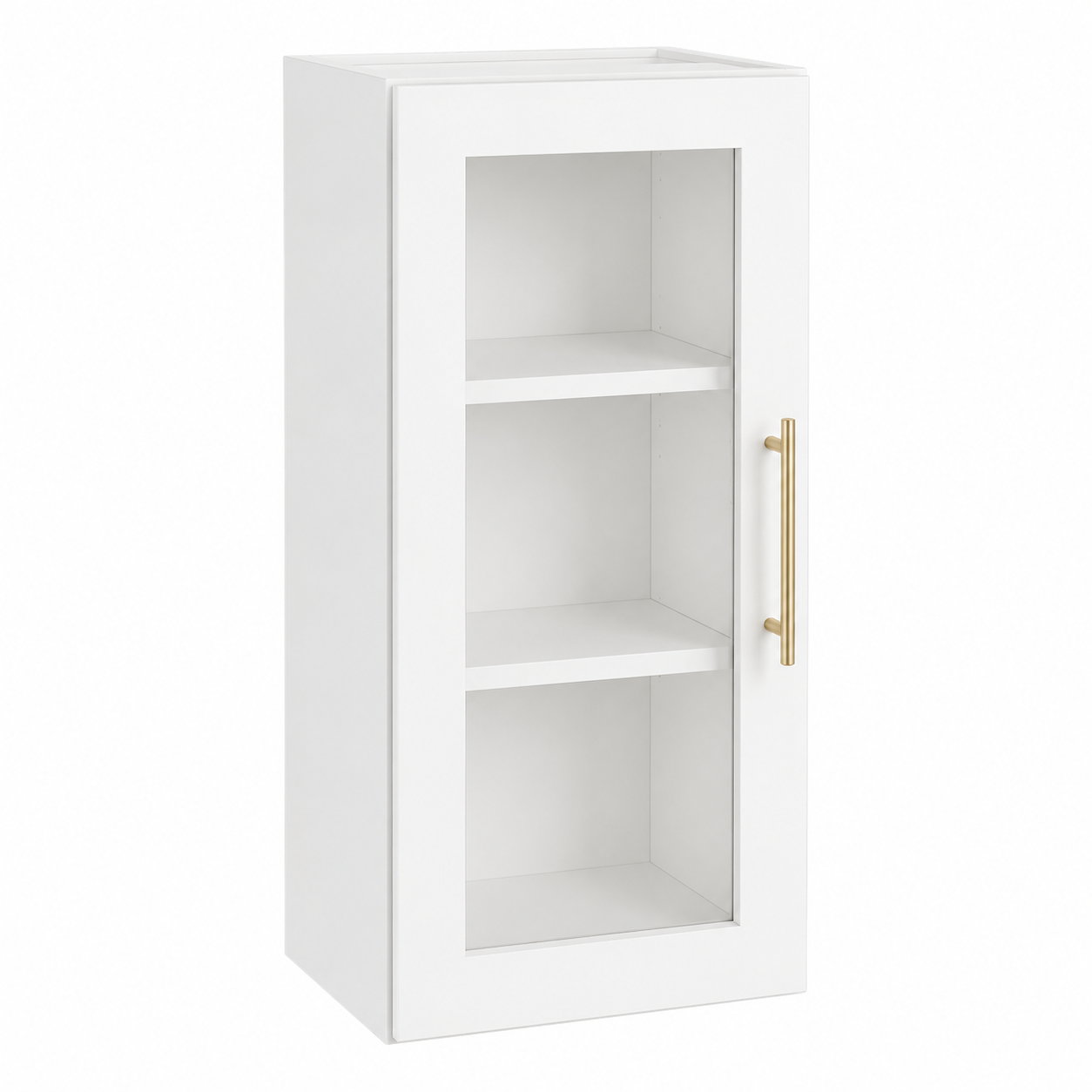 W1836GD Wall Glass Door Cabinet | 18" Wide x 36" High | Launch Cabinet Collection