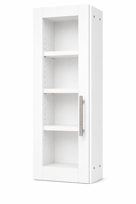 W1842GD Wall Glass Door Cabinet | 18" Wide x 42" High | Launch Cabinet Collection