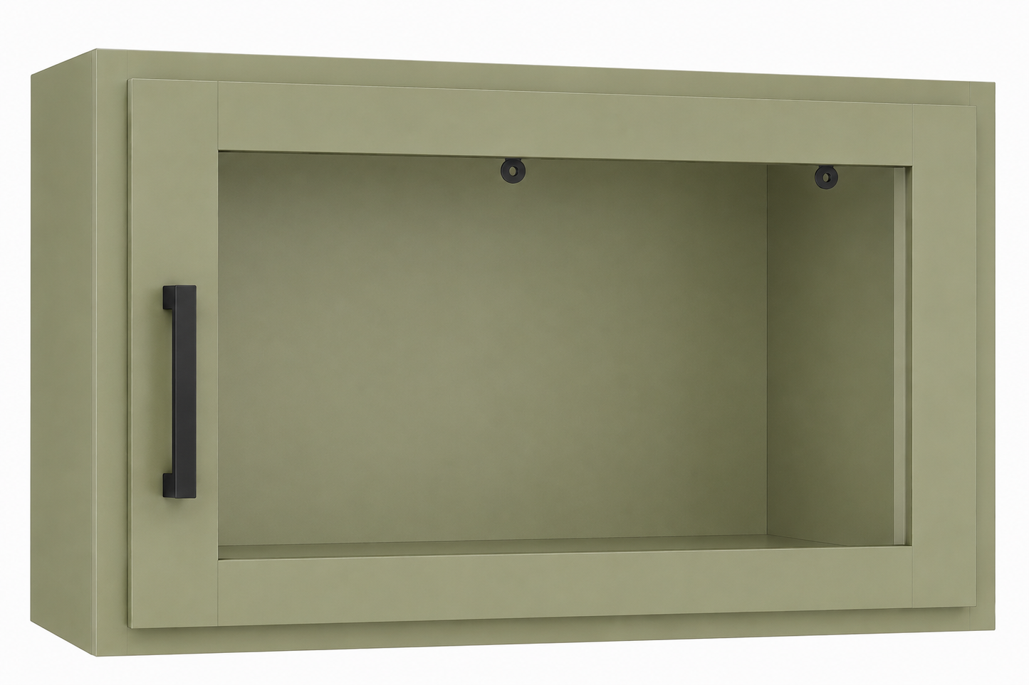 W2112GD Wall Glass Door Cabinet | 21" Wide x 12" High | Launch Cabinet Collection