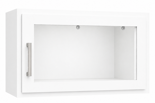 W2112GD Wall Glass Door Cabinet | 21" Wide x 12" High | Launch Cabinet Collection