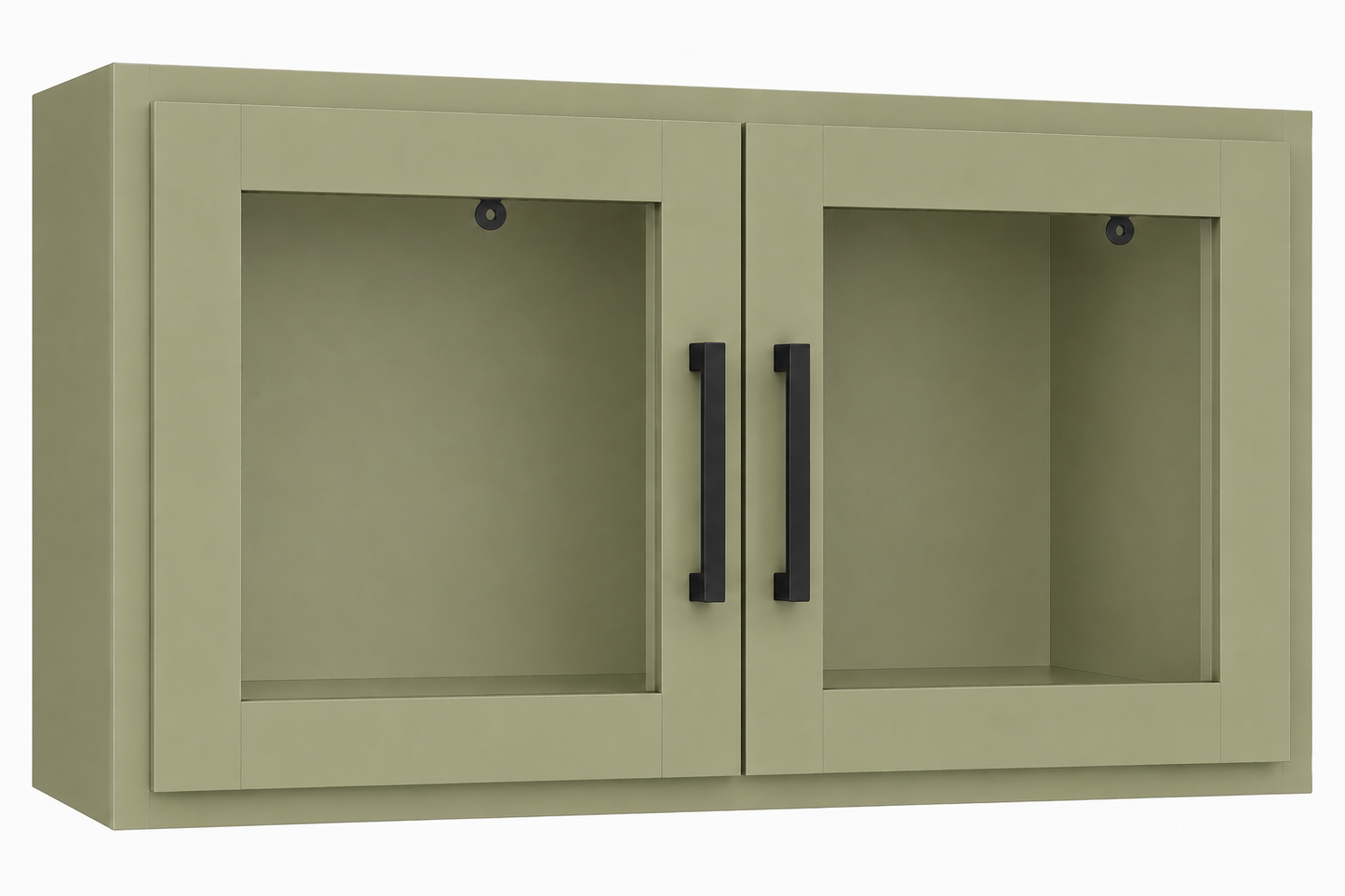 W2412GD Wall Glass Door Cabinet | 24" Wide x 12" High | Launch Cabinet Collection