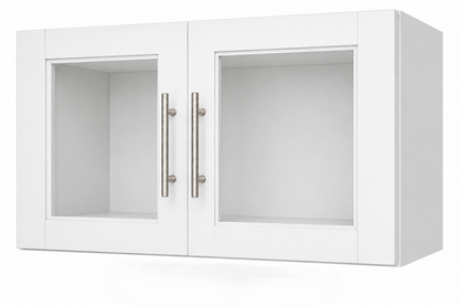 W2412GD Wall Glass Door Cabinet | 24" Wide x 12" High | Launch Cabinet Collection