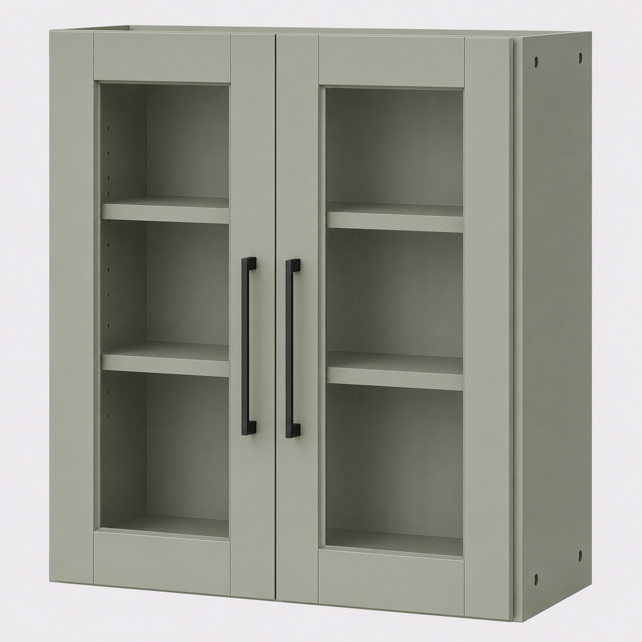 W2436GD Wall Glass Door Cabinet | 24" Wide x 36" High | Launch Cabinet Collection