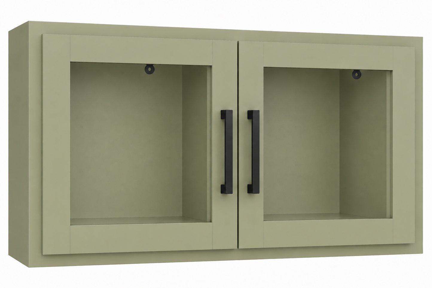 W2712GD Wall Glass Door Cabinet | 27" Wide x 12" High | Launch Cabinet Collection