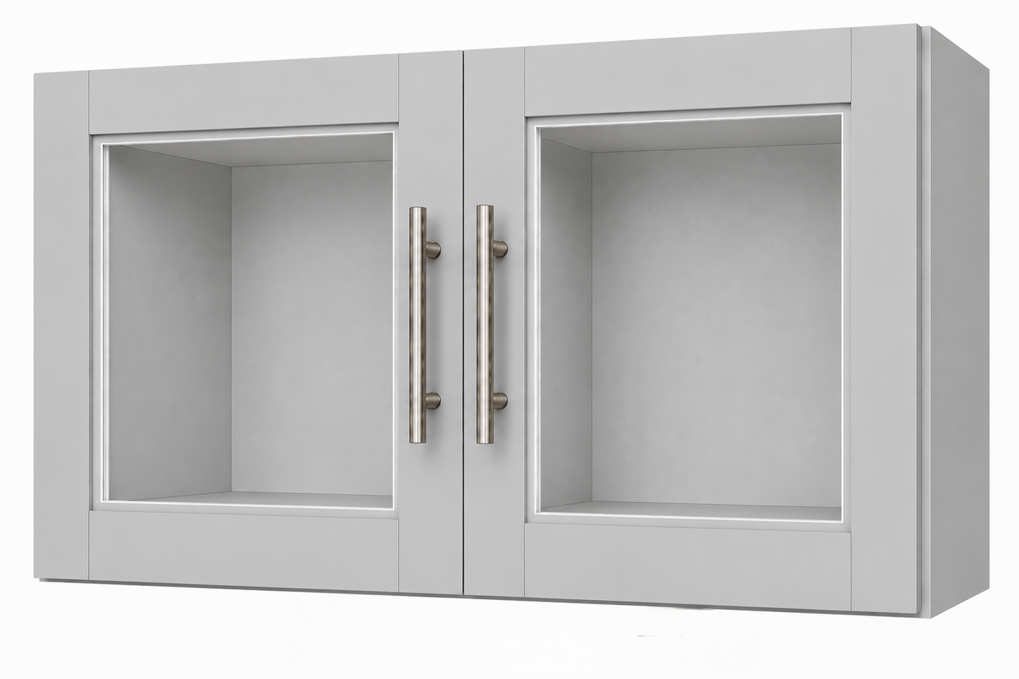 W3012GD Wall Glass Door Cabinet | 30" Wide x 12" High | Launch Cabinet Collection