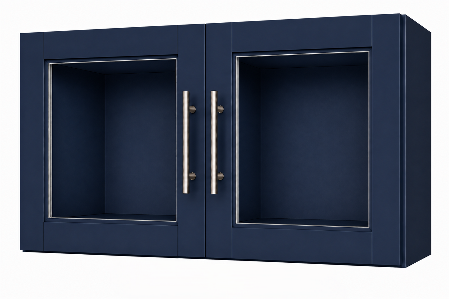 W3012GD Wall Glass Door Cabinet | 30" Wide x 12" High | Launch Cabinet Collection