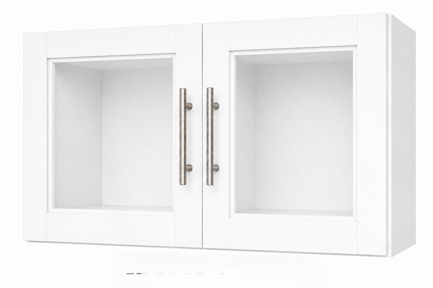 W3012GD Wall Glass Door Cabinet | 30" Wide x 12" High | Launch Cabinet Collection