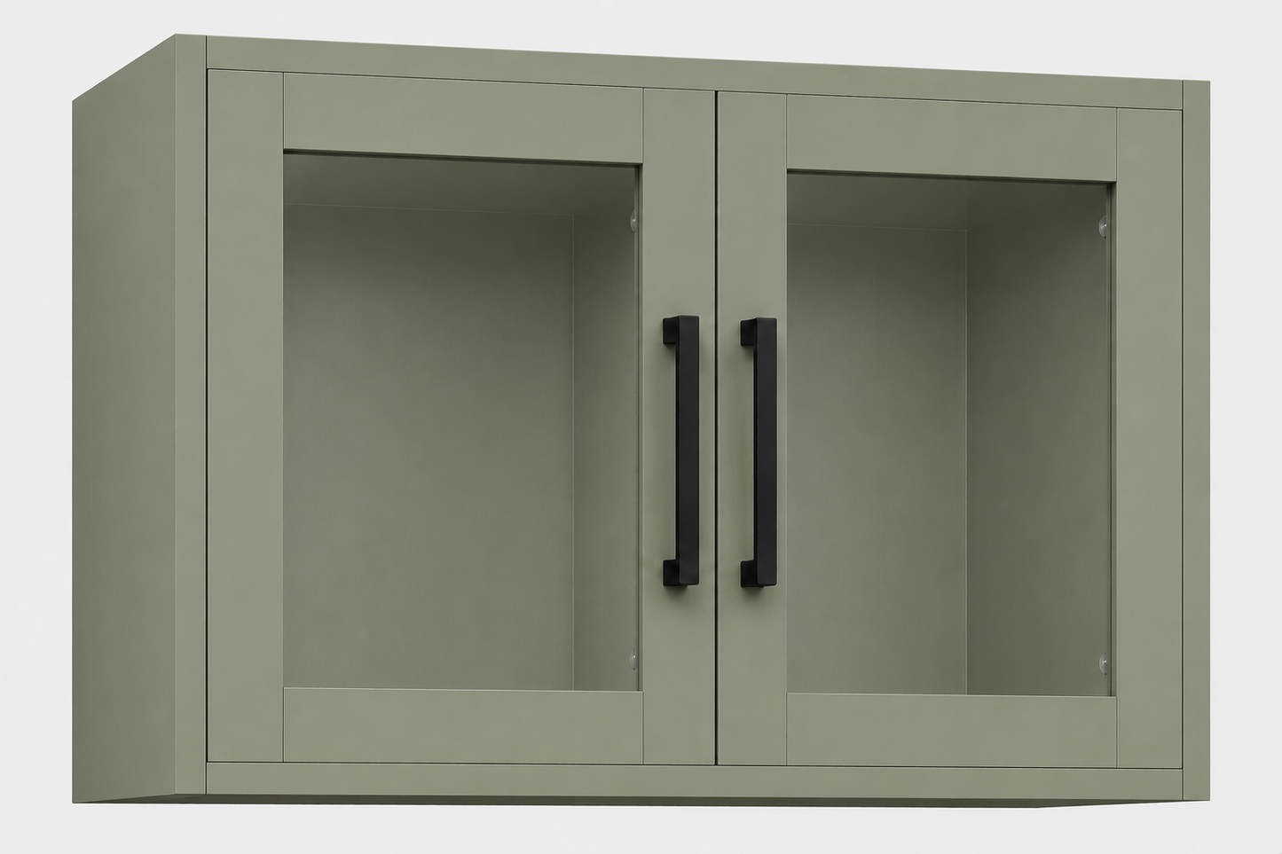 W3018GD Glass Door Wall Cabinet | 30" Wide x 18" High x 12" Deep | 2 Door | Launch Cabinet Collection