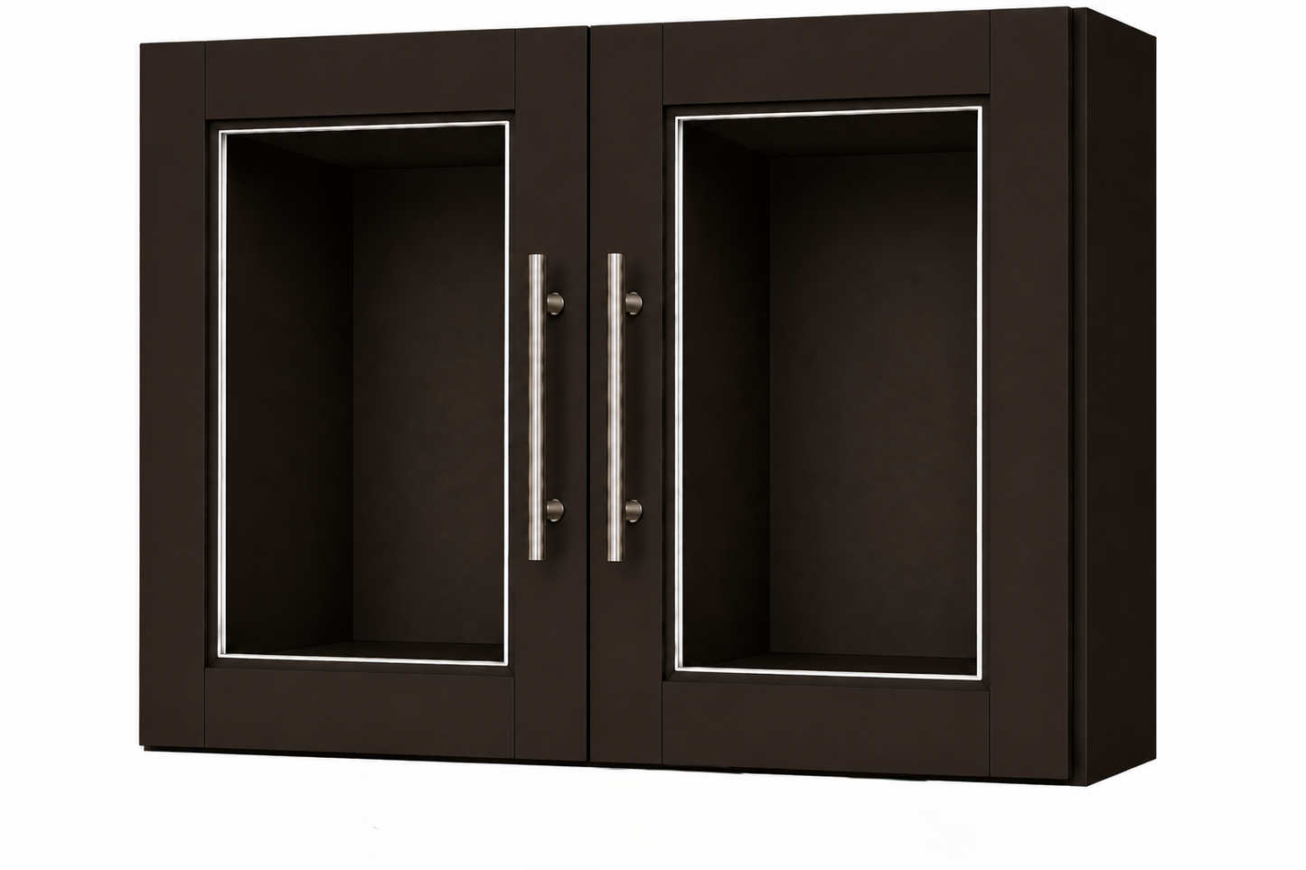 W3018GD Glass Door Wall Cabinet | 30" Wide x 18" High x 12" Deep | 2 Door | Launch Cabinet Collection
