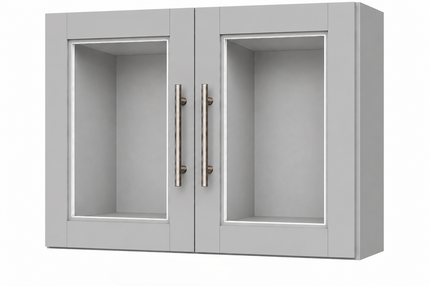 W3018GD Glass Door Wall Cabinet | 30" Wide x 18" High x 12" Deep | 2 Door | Launch Cabinet Collection