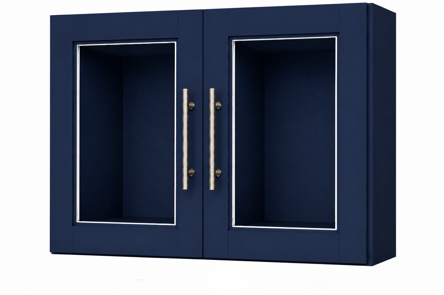 W3018GD Glass Door Wall Cabinet | 30" Wide x 18" High x 12" Deep | 2 Door | Launch Cabinet Collection