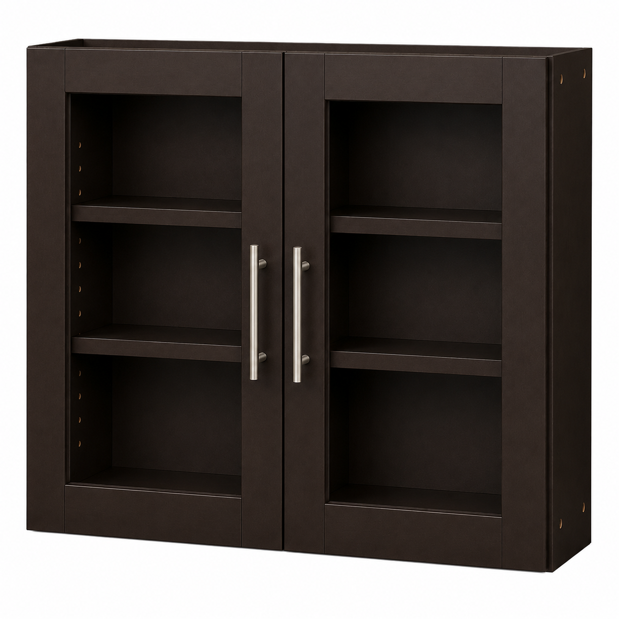 W3036GD Wall Glass Door Cabinet | 30" Wide x 36" High x 12" Deep | 2 Door | 2 Shelf | Launch Cabinet Collection