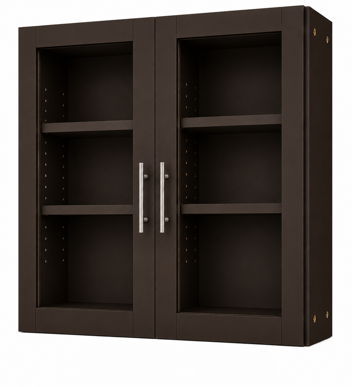 W3042GD Glass Door Wall Cabinet | 30" Wide x 42" High x 12" Deep | 2 Door | 2 Shelf | Launch Cabinet Collection