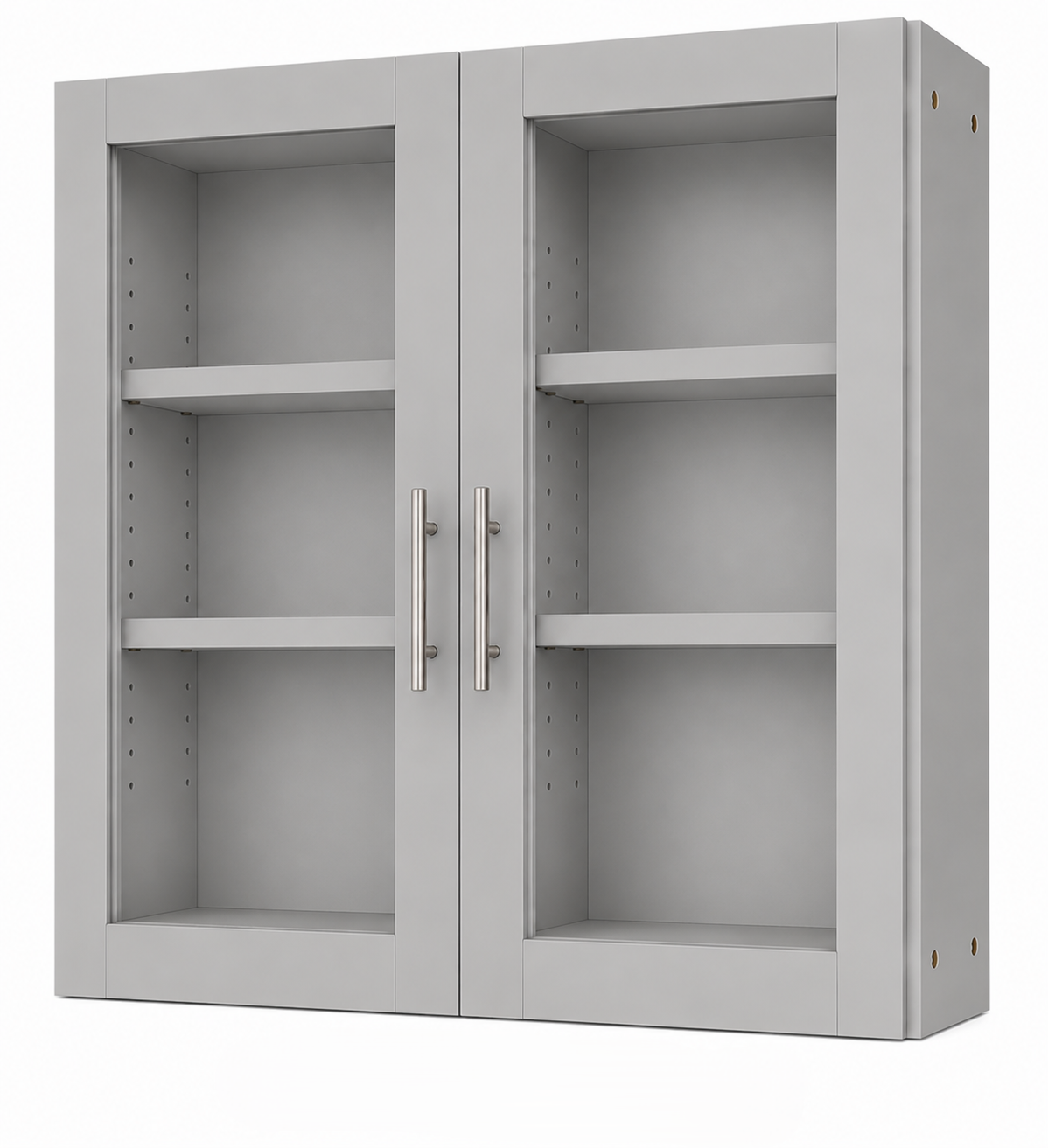 W3042GD Glass Door Wall Cabinet | 30" Wide x 42" High x 12" Deep | 2 Door | 2 Shelf | Launch Cabinet Collection