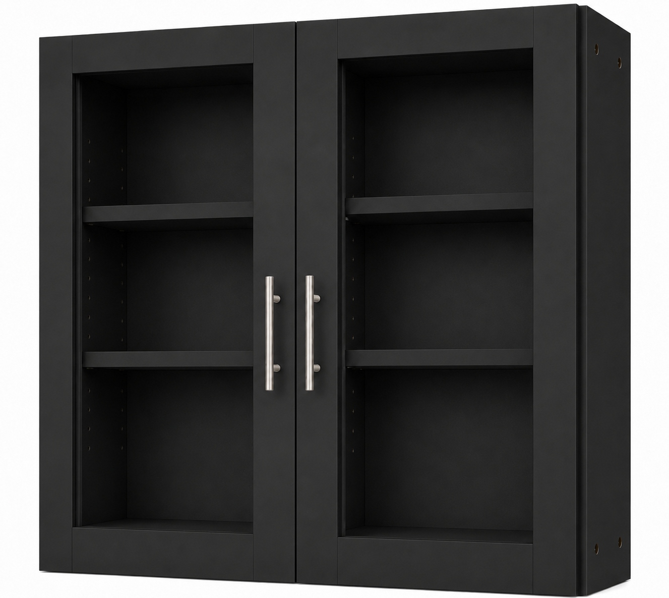 W3042GD Glass Door Wall Cabinet | 30" Wide x 42" High x 12" Deep | 2 Door | 2 Shelf | Launch Cabinet Collection