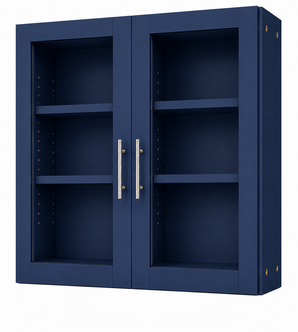 W3042GD Glass Door Wall Cabinet | 30" Wide x 42" High x 12" Deep | 2 Door | 2 Shelf | Launch Cabinet Collection