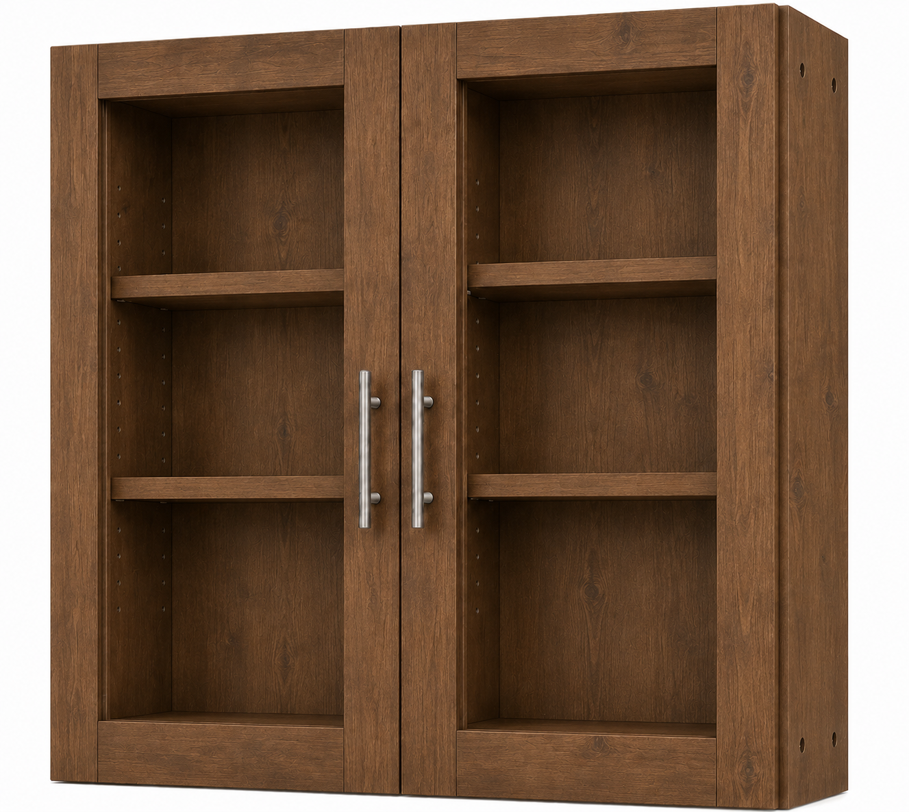 W3042GD Glass Door Wall Cabinet | 30" Wide x 42" High x 12" Deep | 2 Door | 2 Shelf | Launch Cabinet Collection