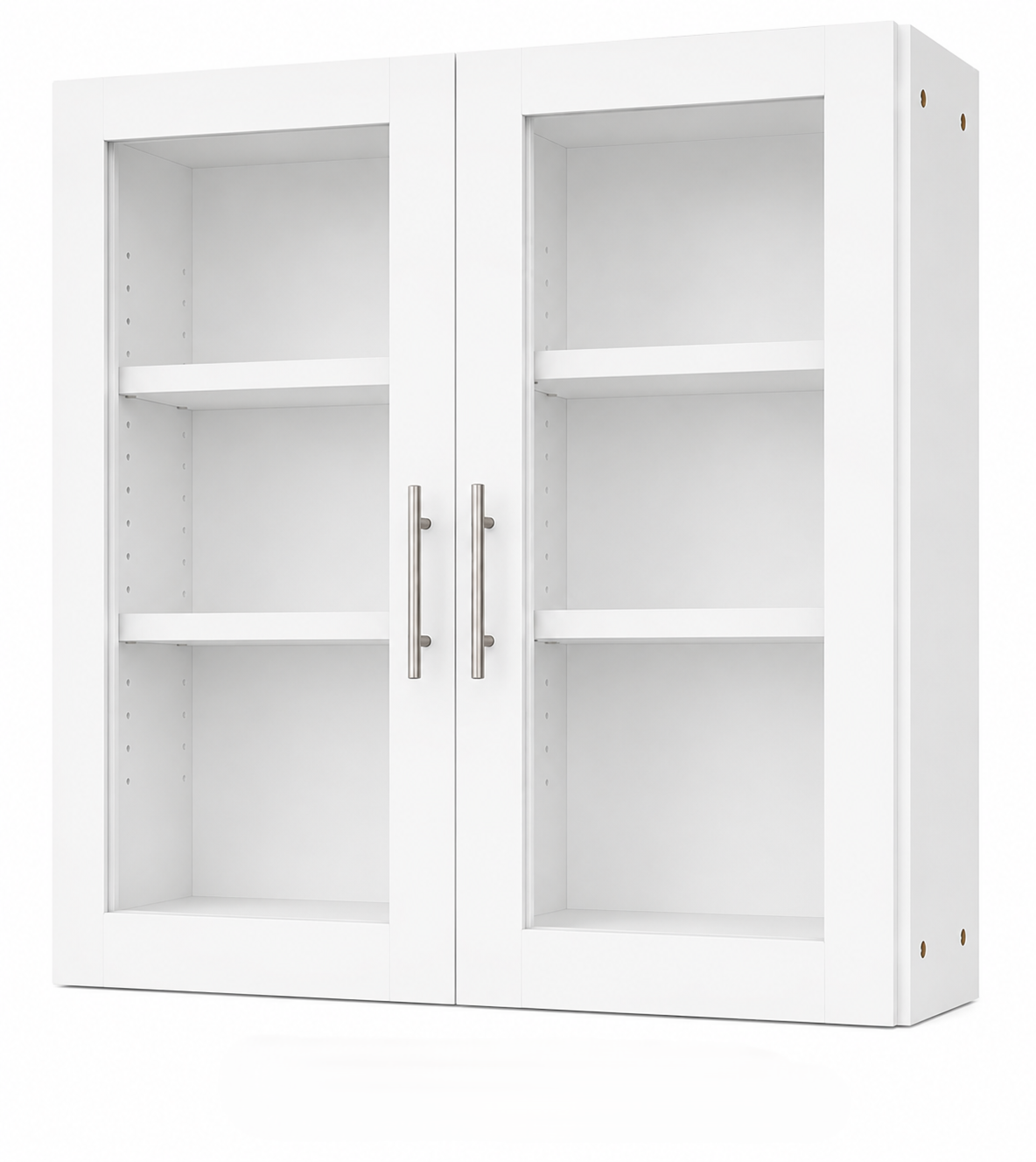 W3042GD Glass Door Wall Cabinet | 30" Wide x 42" High x 12" Deep | 2 Door | 2 Shelf | Launch Cabinet Collection