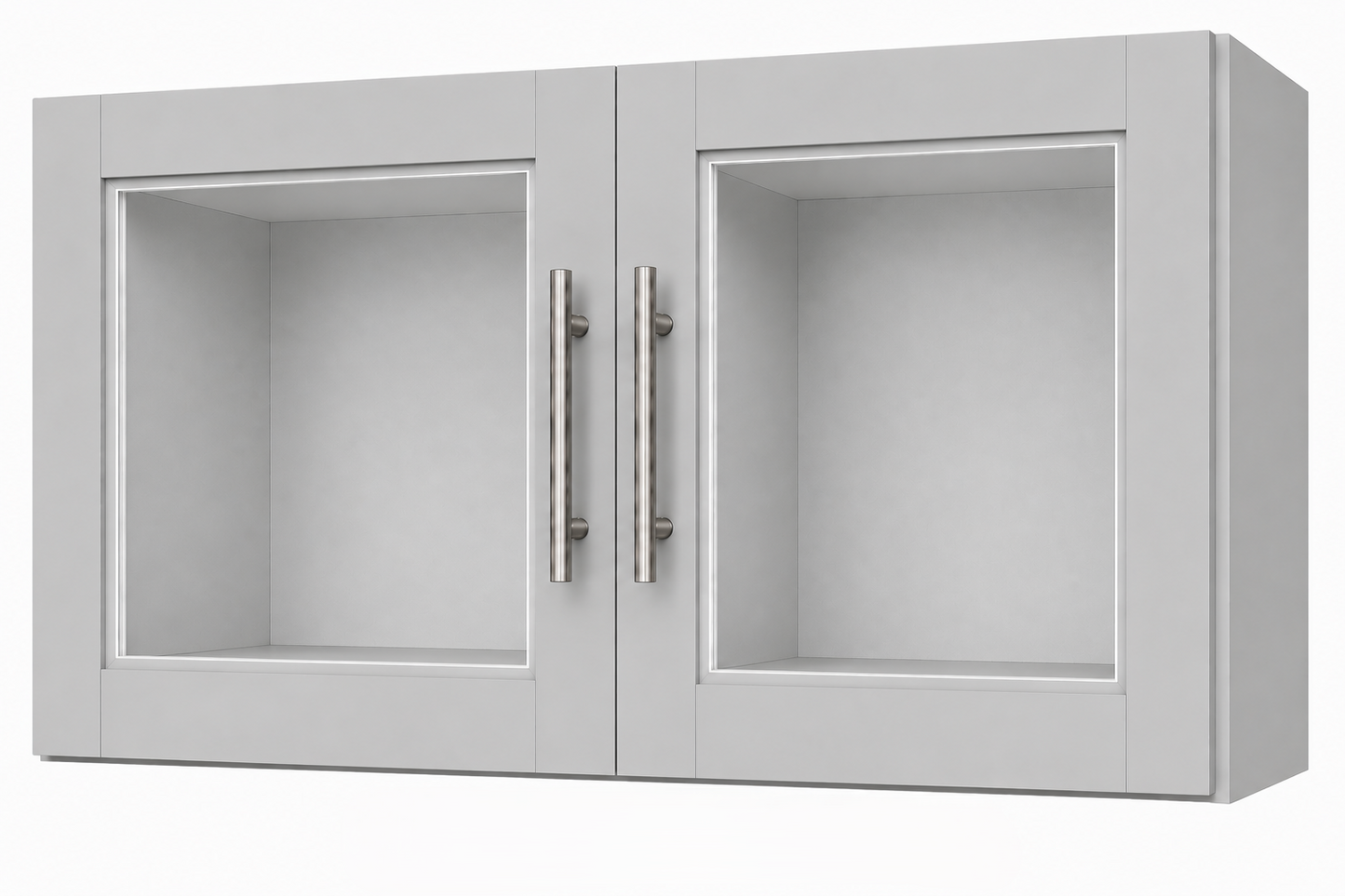 W3312GD Glass Door Wall Cabinet | 33" Wide x 12" High x 12" Deep | 2 Door | Launch Cabinet Collection
