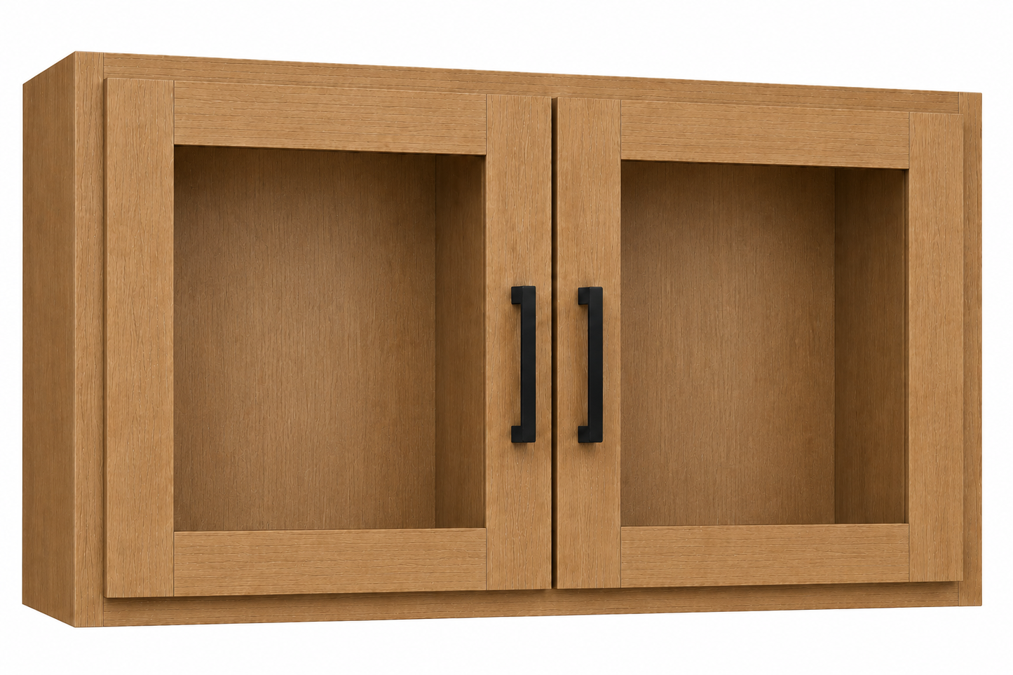 W3312GD Glass Door Wall Cabinet | 33" Wide x 12" High x 12" Deep | 2 Door | Launch Cabinet Collection