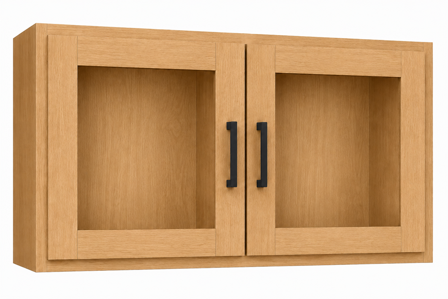 W3312GD Glass Door Wall Cabinet | 33" Wide x 12" High x 12" Deep | 2 Door | Launch Cabinet Collection