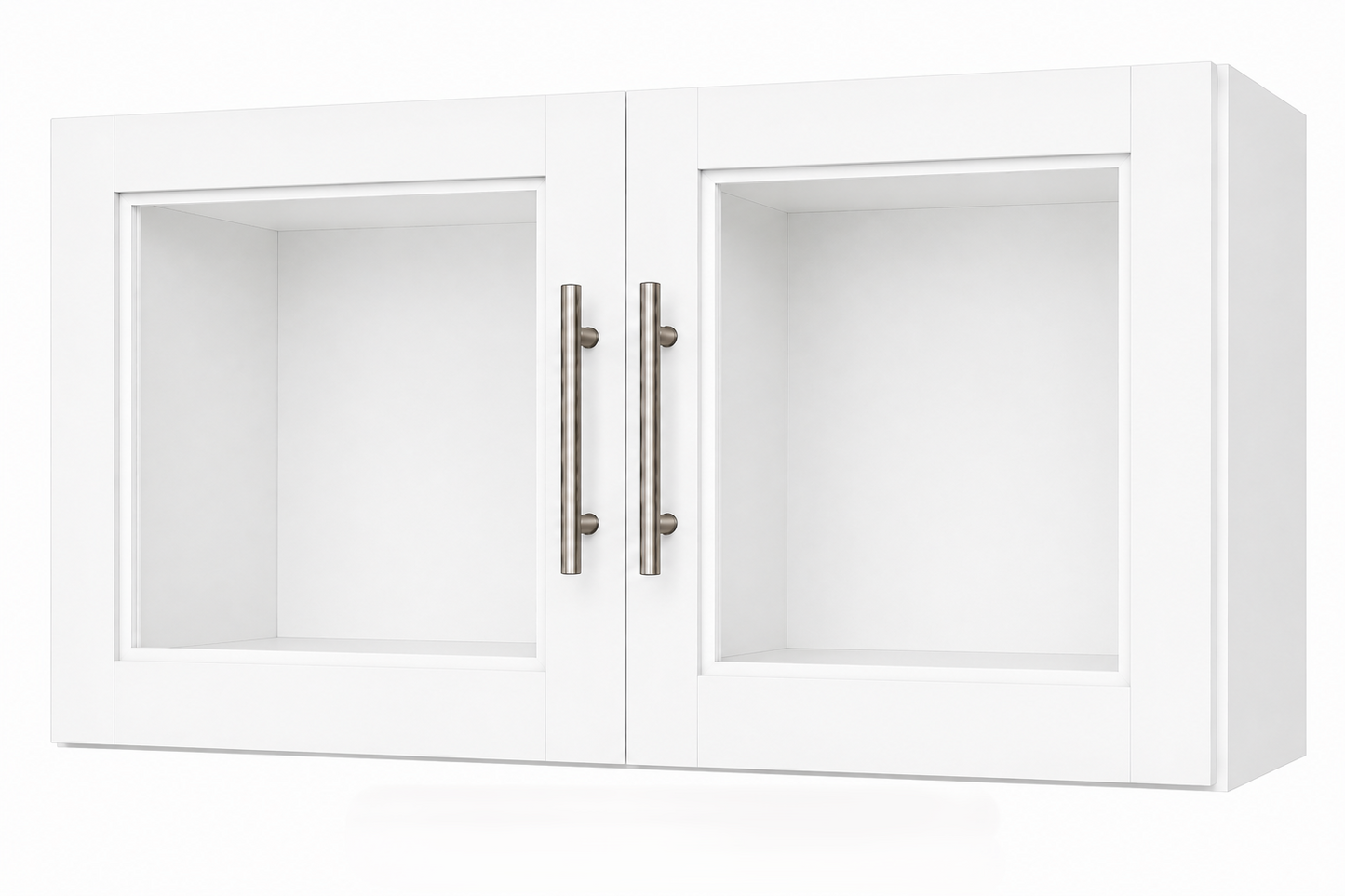 W3312GD Glass Door Wall Cabinet | 33" Wide x 12" High x 12" Deep | 2 Door | Launch Cabinet Collection