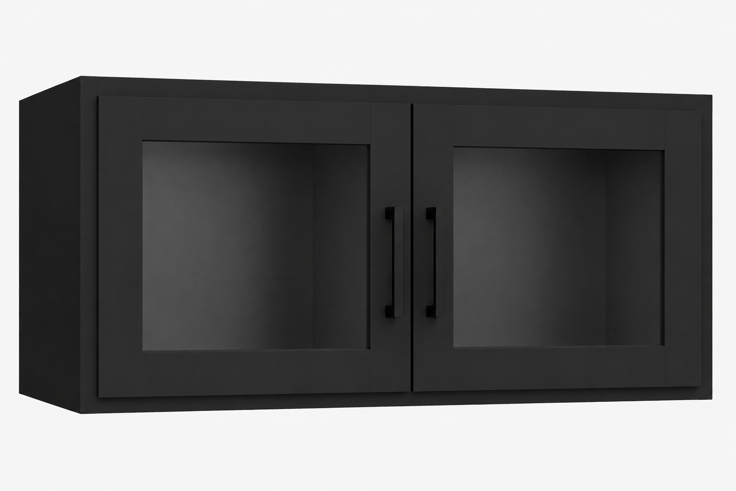 W3612GD Glass Door Wall Cabinet | 36" Wide x 12" High x 12" Deep | 2 Door | Launch Cabinet Collection
