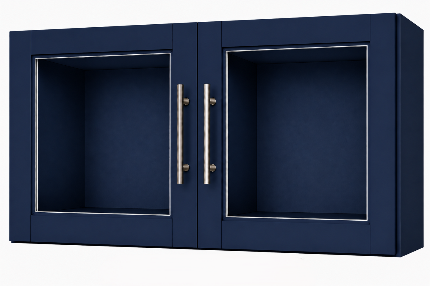 W3612GD Glass Door Wall Cabinet | 36" Wide x 12" High x 12" Deep | 2 Door | Launch Cabinet Collection