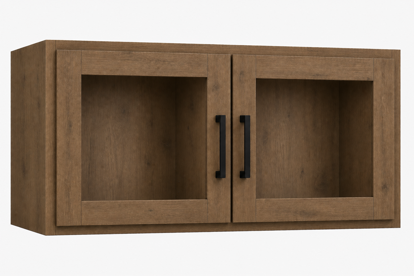 W3612GD Glass Door Wall Cabinet | 36" Wide x 12" High x 12" Deep | 2 Door | Launch Cabinet Collection
