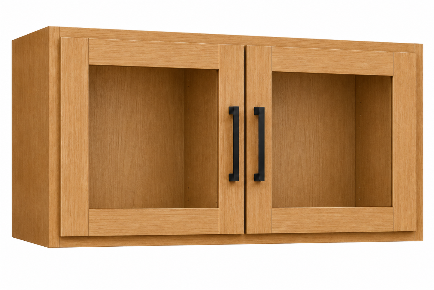 W3612GD Glass Door Wall Cabinet | 36" Wide x 12" High x 12" Deep | 2 Door | Launch Cabinet Collection