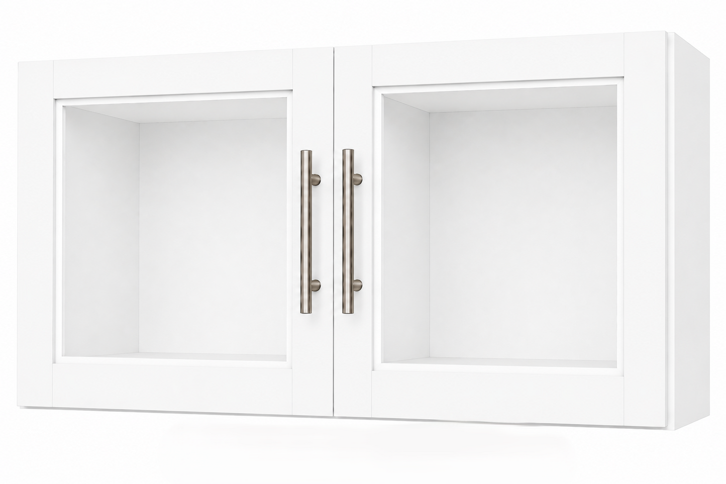 W3612GD Glass Door Wall Cabinet | 36" Wide x 12" High x 12" Deep | 2 Door | Launch Cabinet Collection