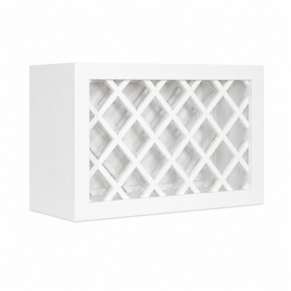 WRC3015 | Wall Wine Rack Cabinet | 30"W x 15"H x 12"D | Launch Cabinet Collection