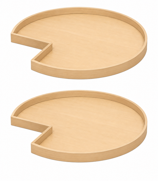 WOOD TRAY | Wood Corner Base Tray | Launch Cabinet Collection